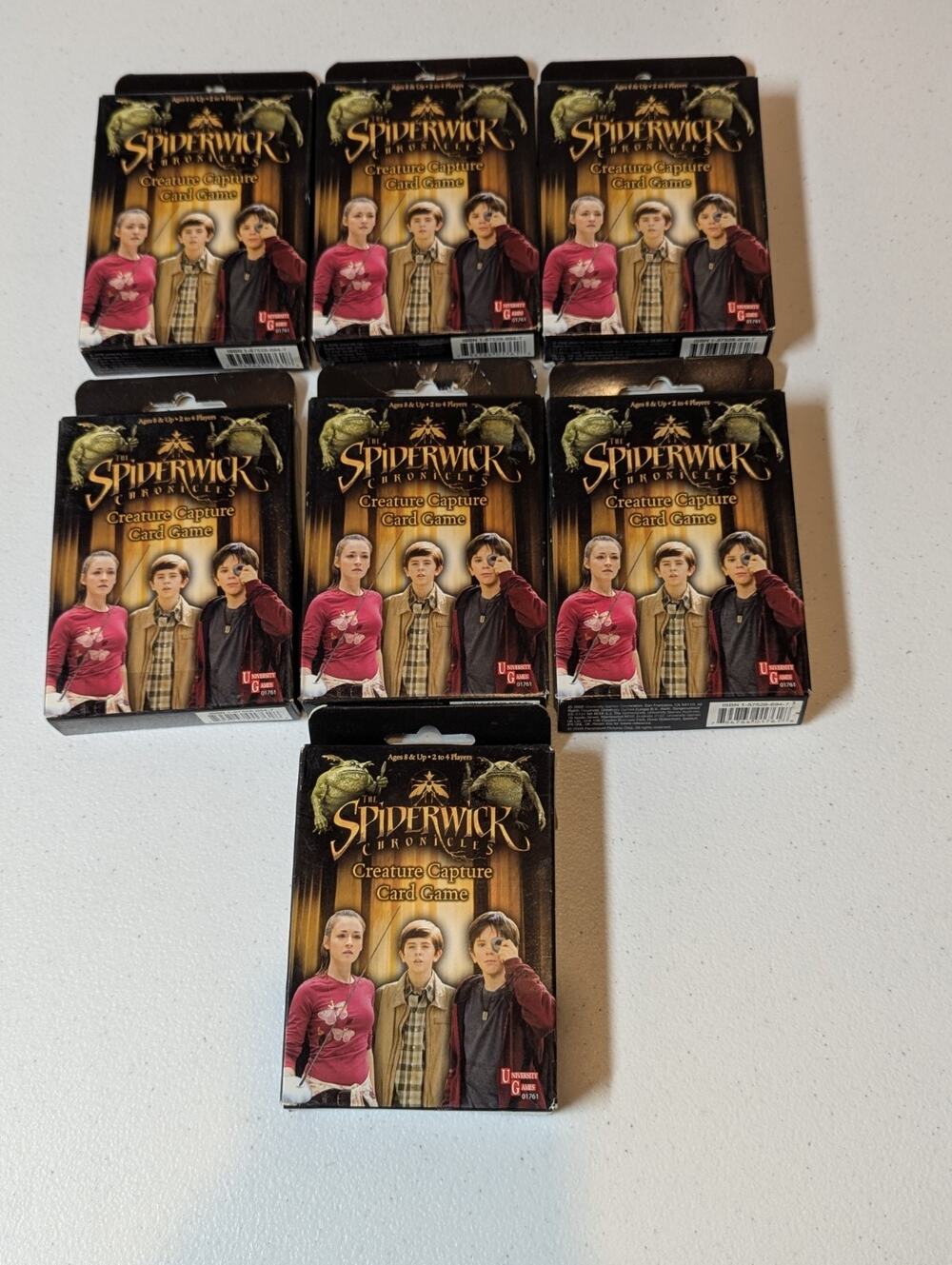 Lot Of 7 The Spiderwick Chronicles 2008 Creature Capture Card Game New